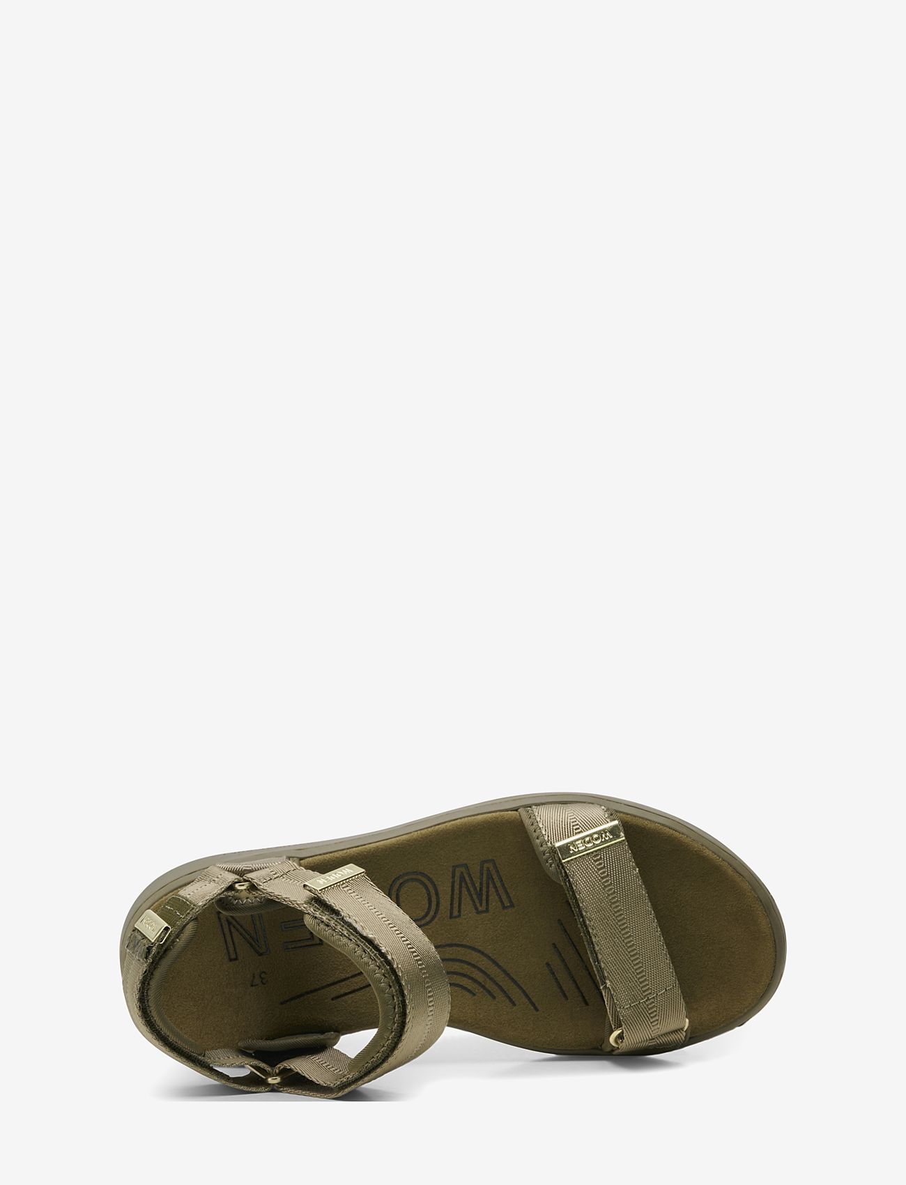 WODEN - Line - platta sandaler - dark olive - 5