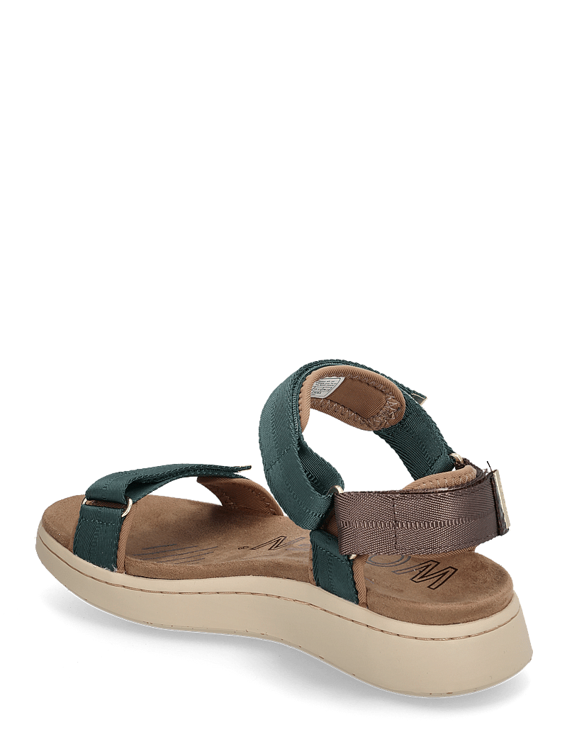 WODEN - Line - flade sandaler - deep forest/chocolate - 2