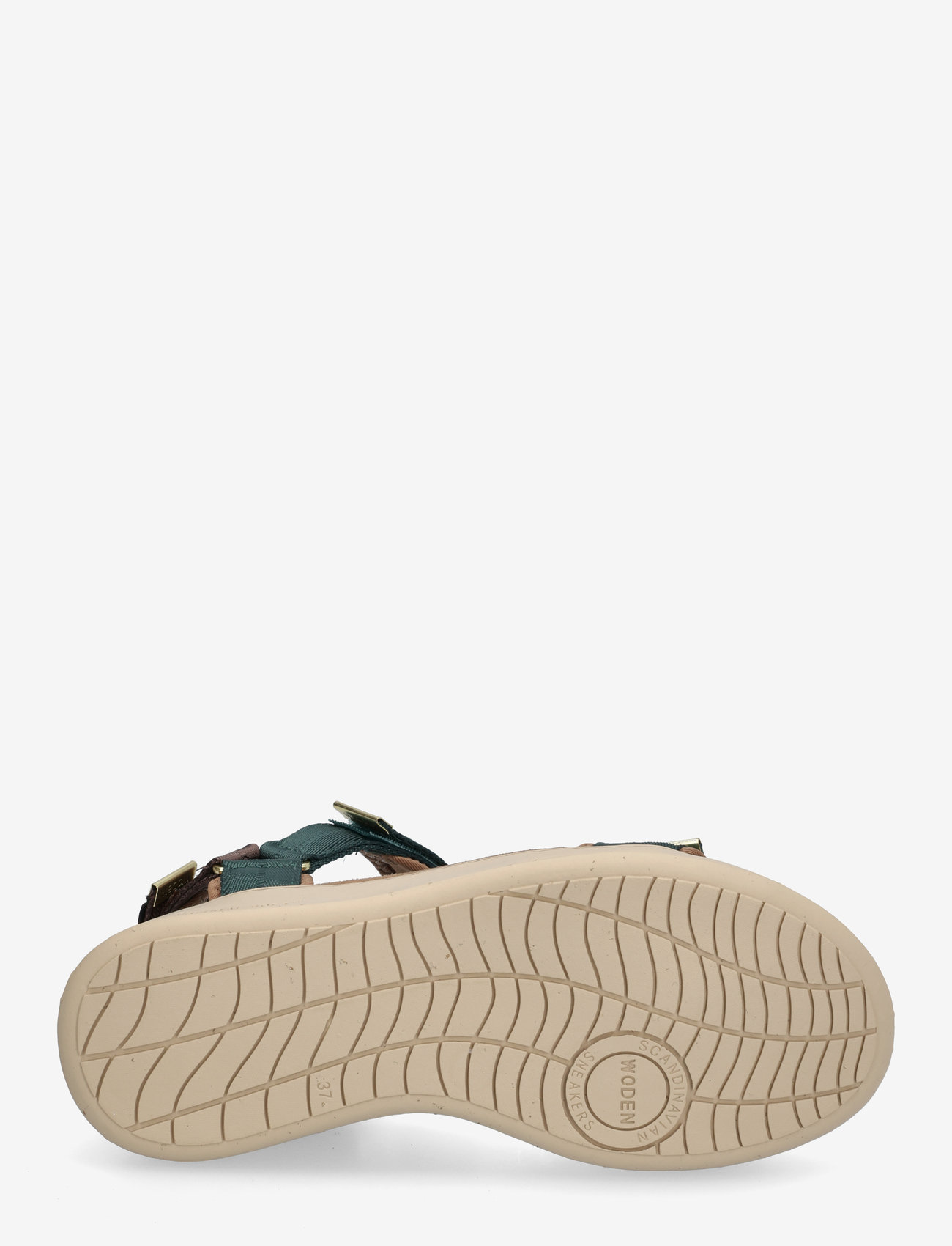 WODEN - Line - flade sandaler - deep forest/chocolate - 4