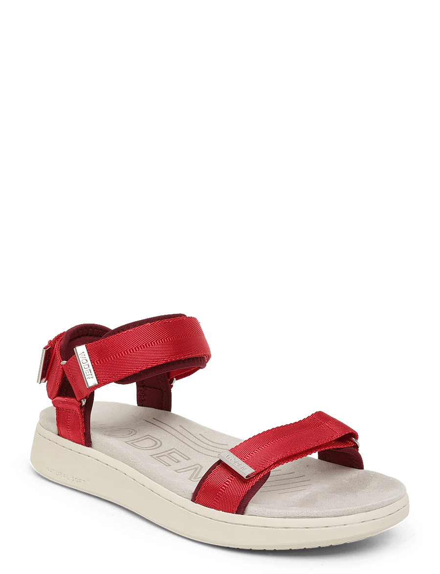 WODEN - Line - platta sandaler - fire red - 0