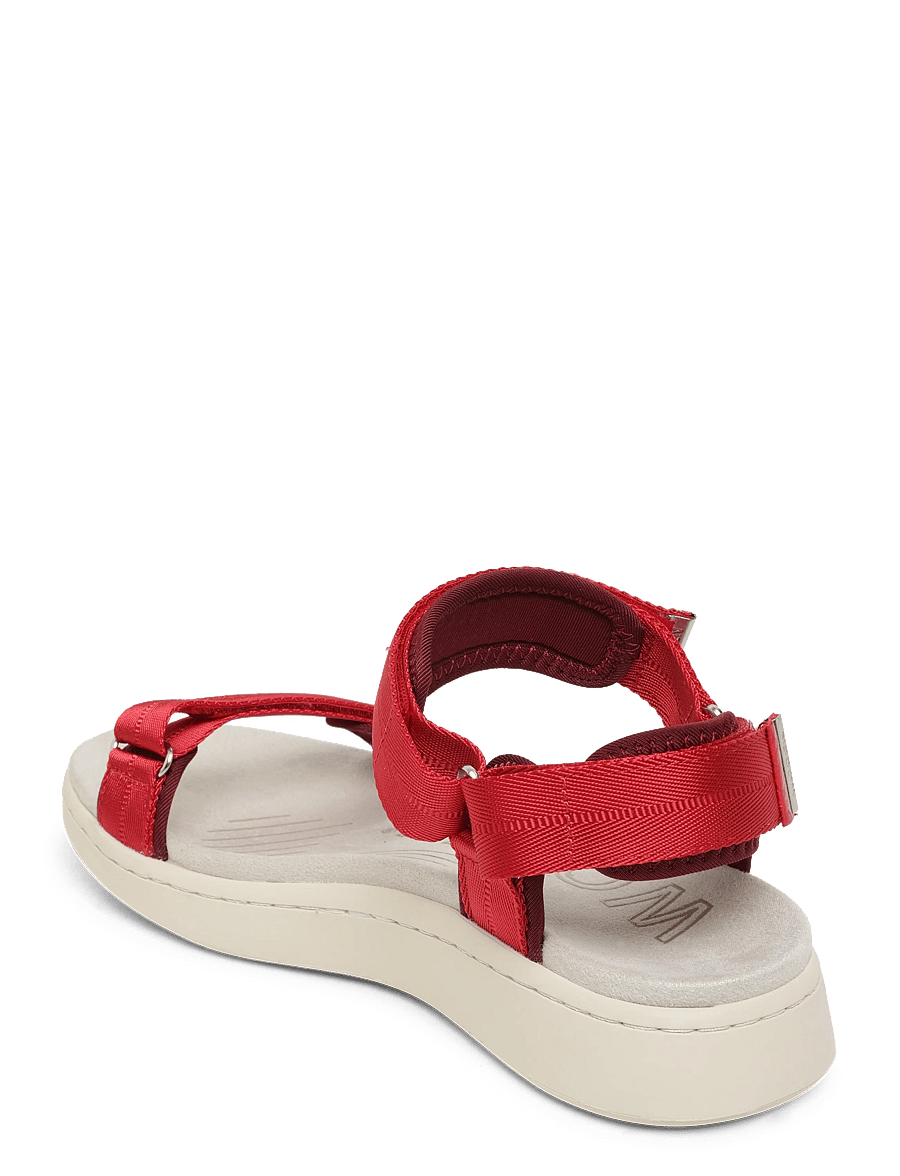 WODEN - Line - platta sandaler - fire red - 1