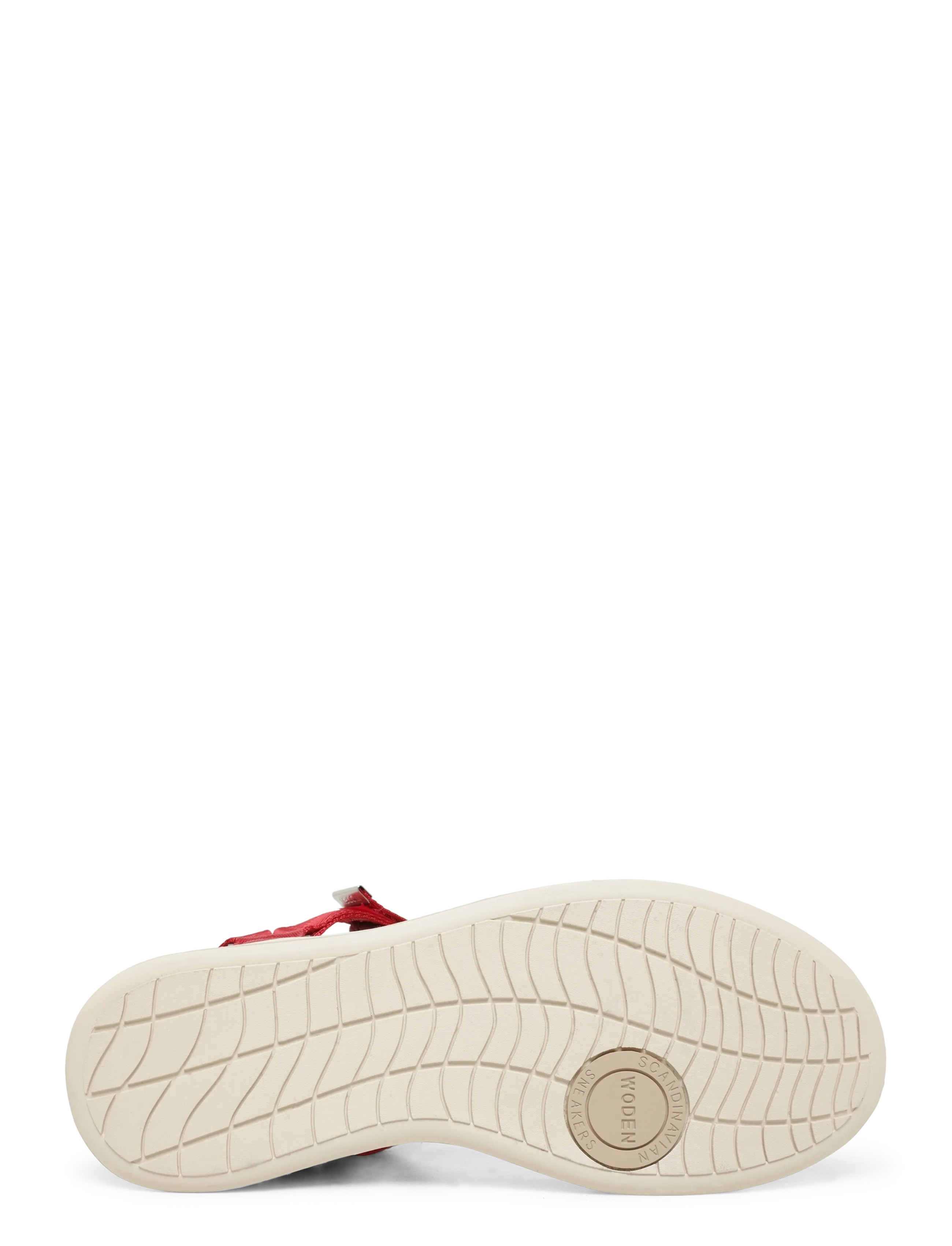 WODEN - Line - platta sandaler - fire red - 4