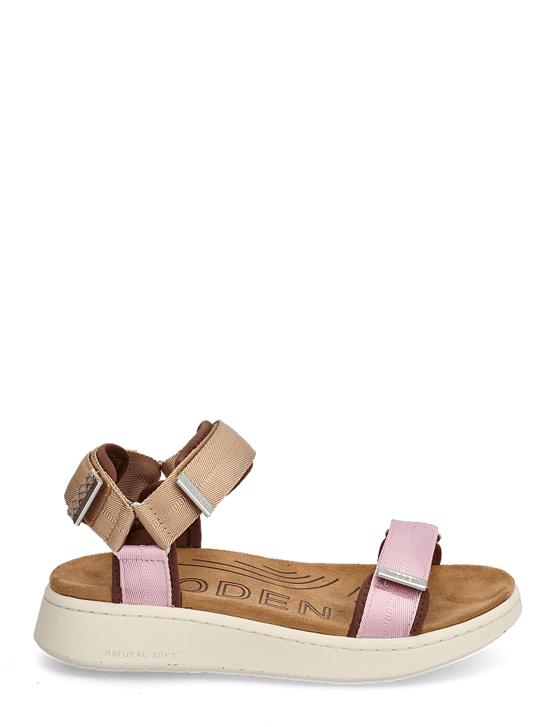 WODEN - Line - flat sandals - multi rose - 2