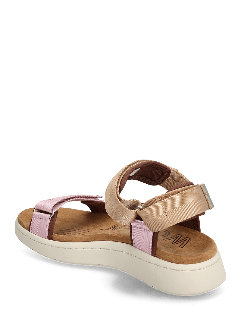 WODEN - Line - flat sandals - multi rose - 3
