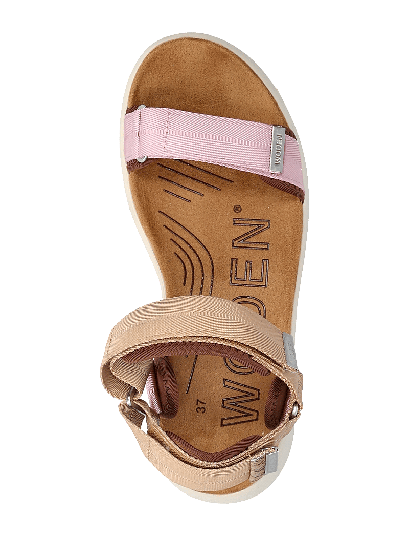 WODEN - Line - flat sandals - multi rose - 4