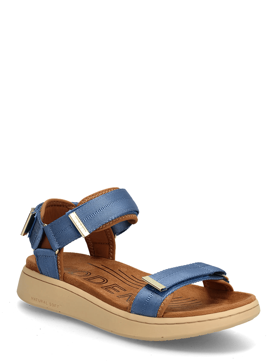 WODEN - Line - flache sandalen - old denim - 0