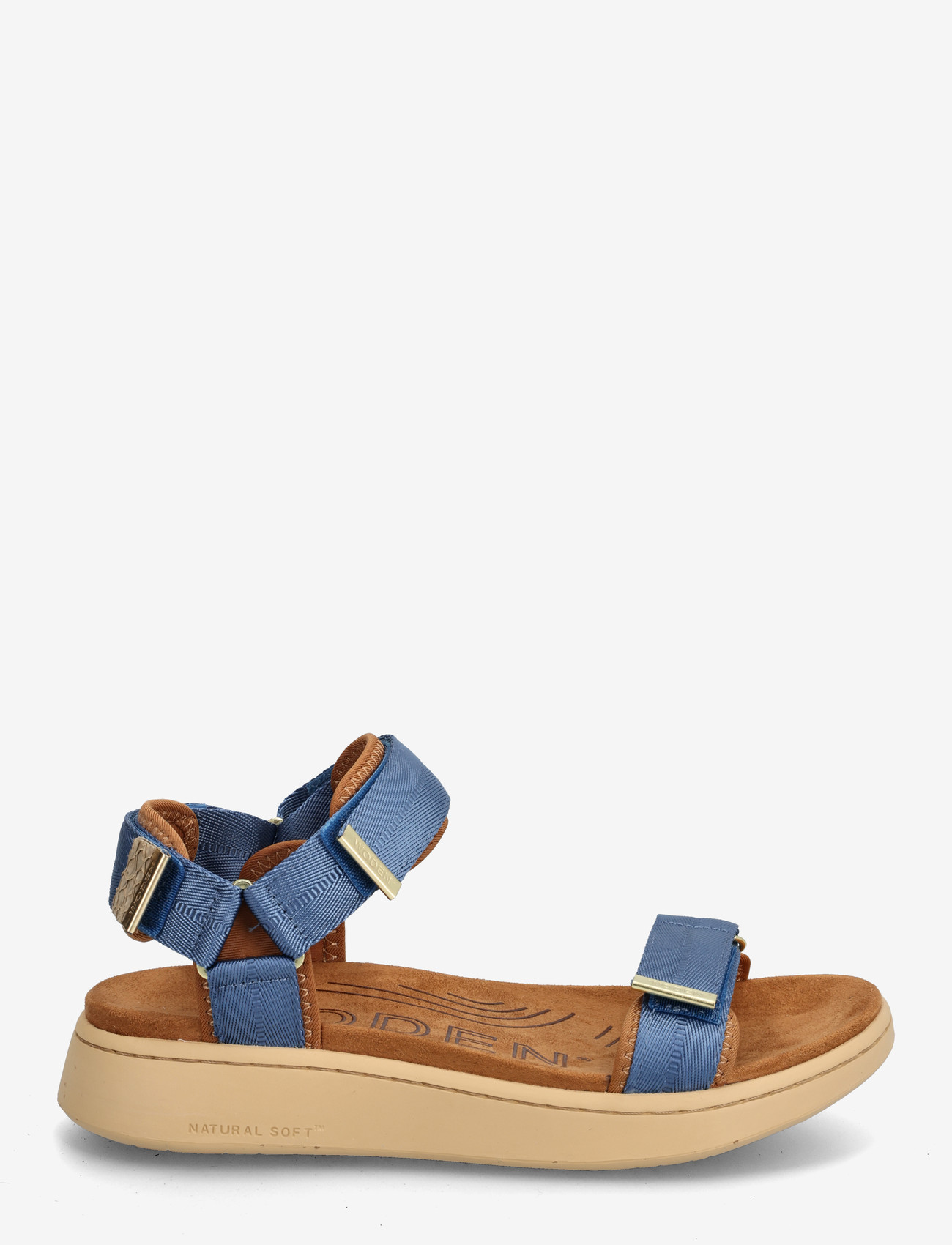 WODEN - Line - flache sandalen - old denim - 1