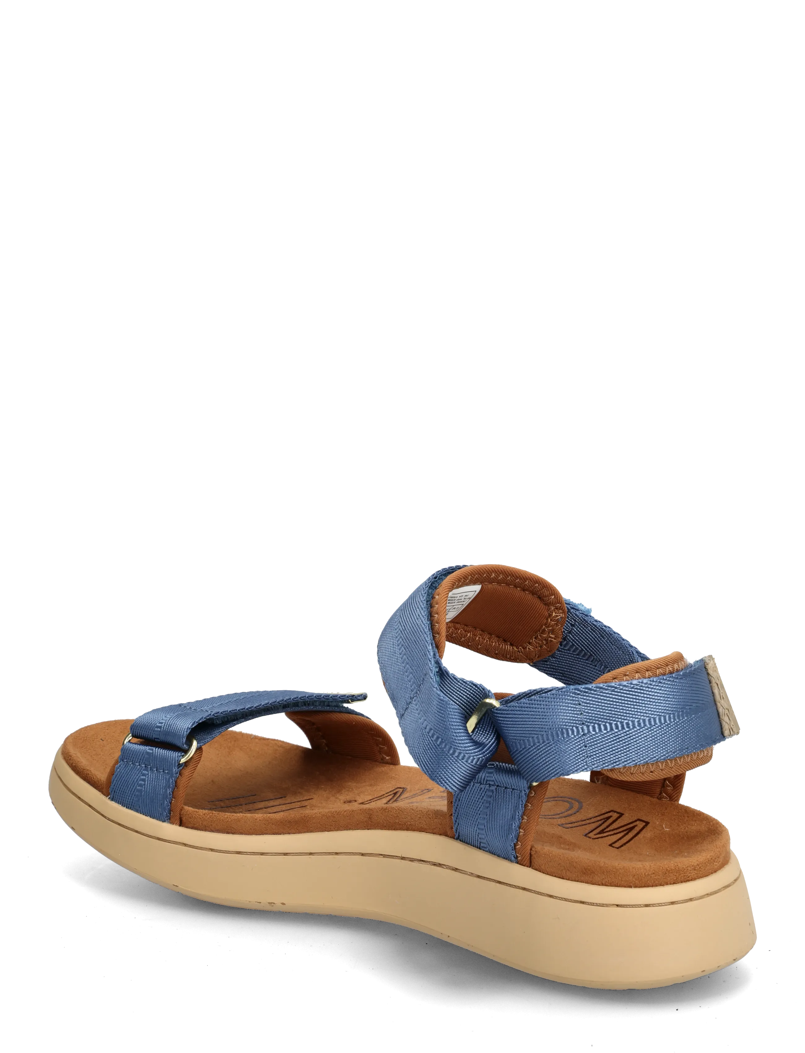 WODEN - Line - flache sandalen - old denim - 2