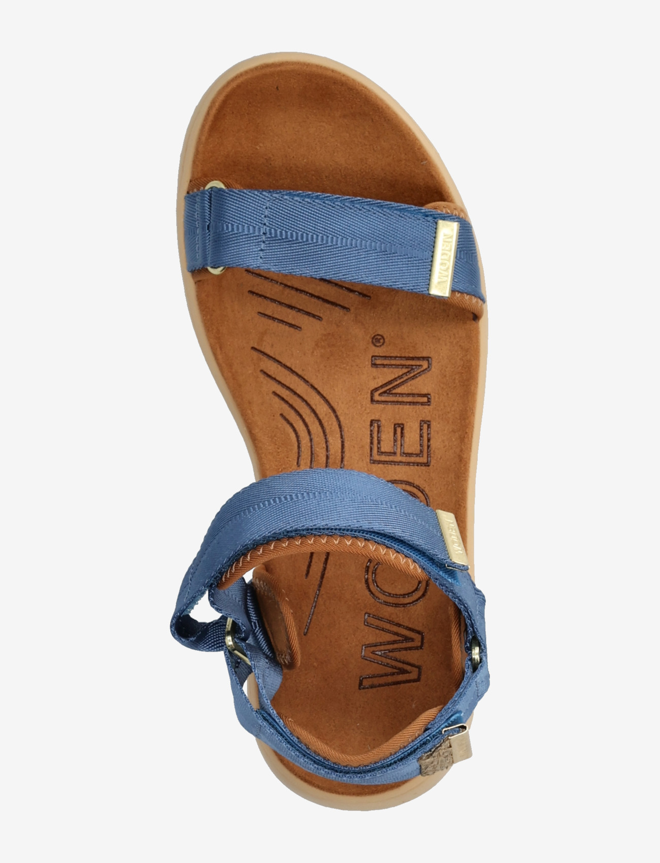 WODEN - Line - flache sandalen - old denim - 3