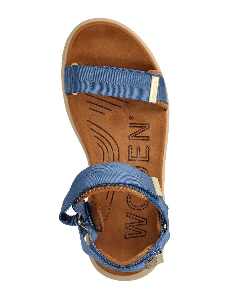 WODEN - Line - flade sandaler - old denim - 3