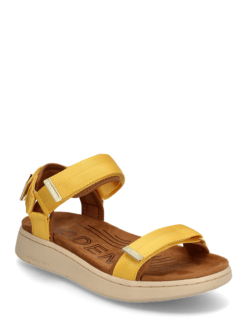 WODEN - Line - flache sandalen - old gold - 1