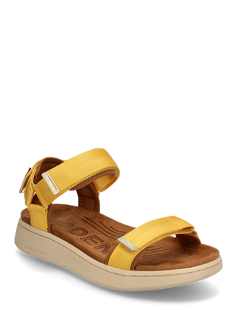 WODEN - Line - flade sandaler - old gold - 1