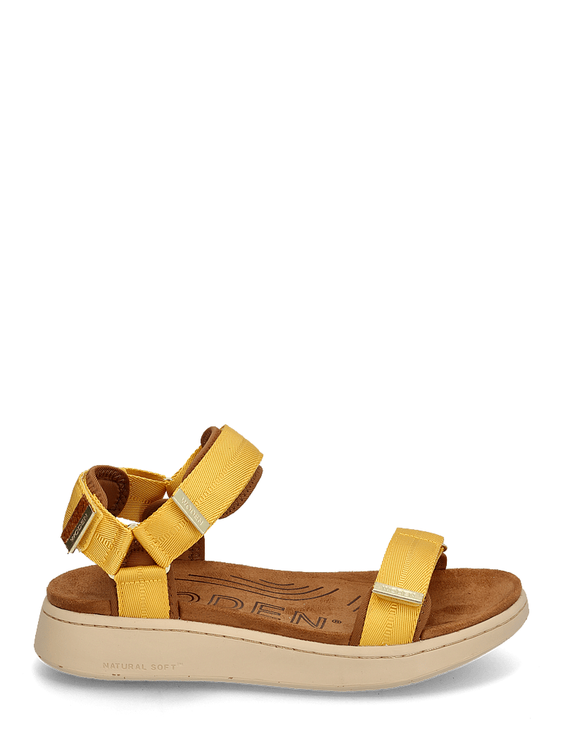 WODEN - Line - flade sandaler - old gold - 2