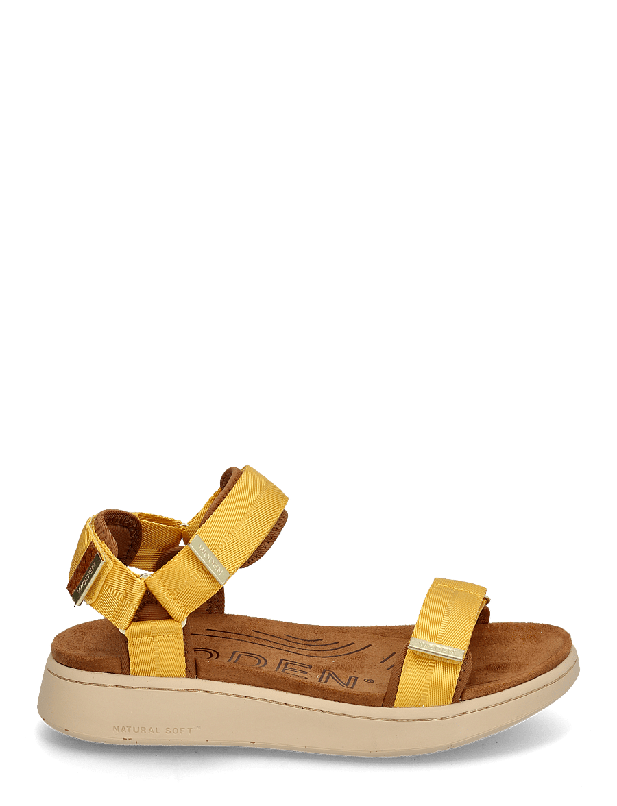 WODEN - Line - flache sandalen - old gold - 2