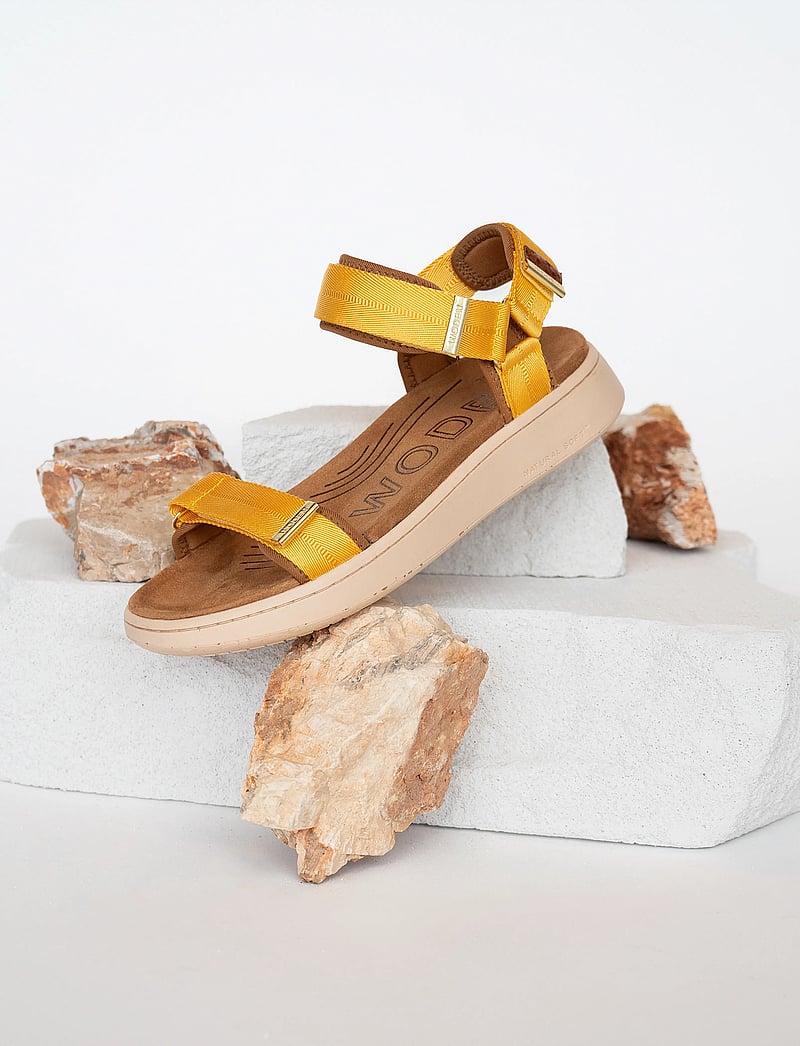 WODEN - Line - flache sandalen - old gold - 0