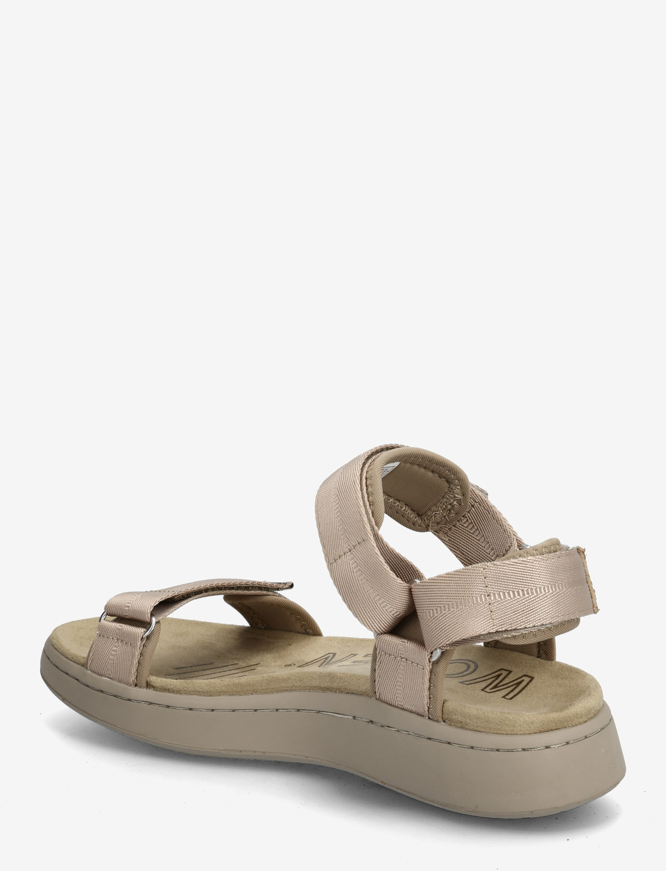 WODEN - Line - flade sandaler - silver mink/silver mink - 2