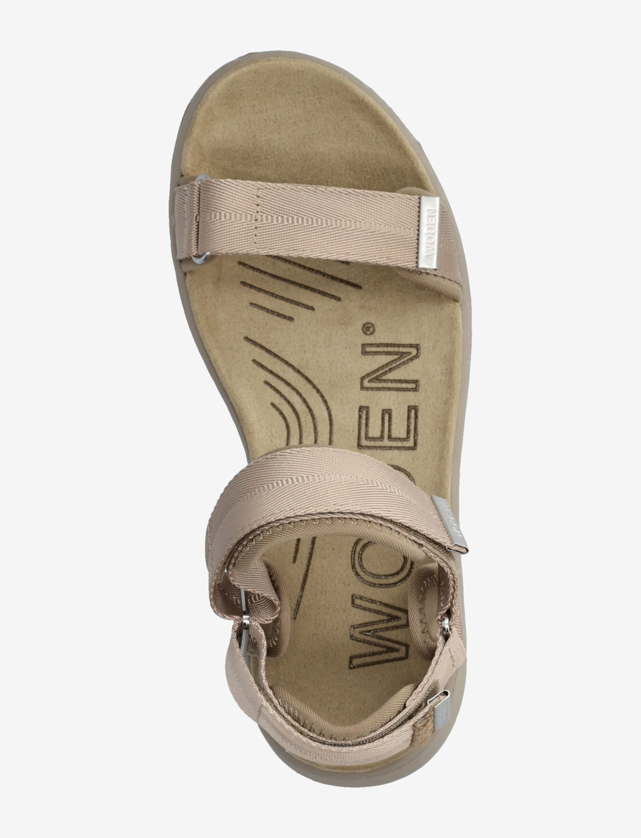 WODEN - Line - flade sandaler - silver mink/silver mink - 3