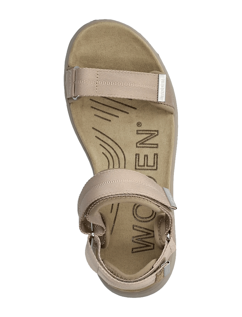 WODEN - Line - flade sandaler - silver mink/silver mink - 3