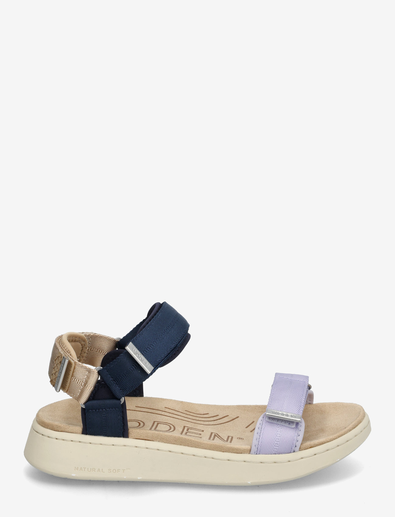 WODEN - Line - flache sandalen - space multi - 1