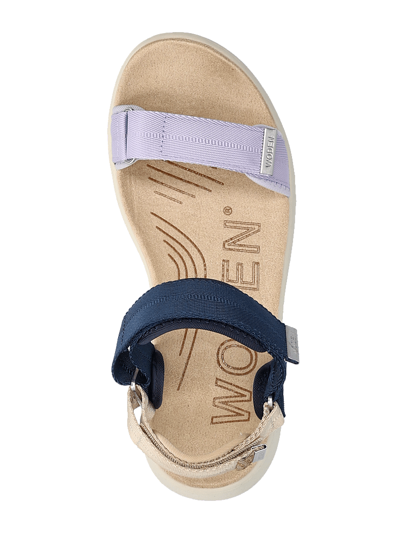 WODEN - Line - platta sandaler - space multi - 3