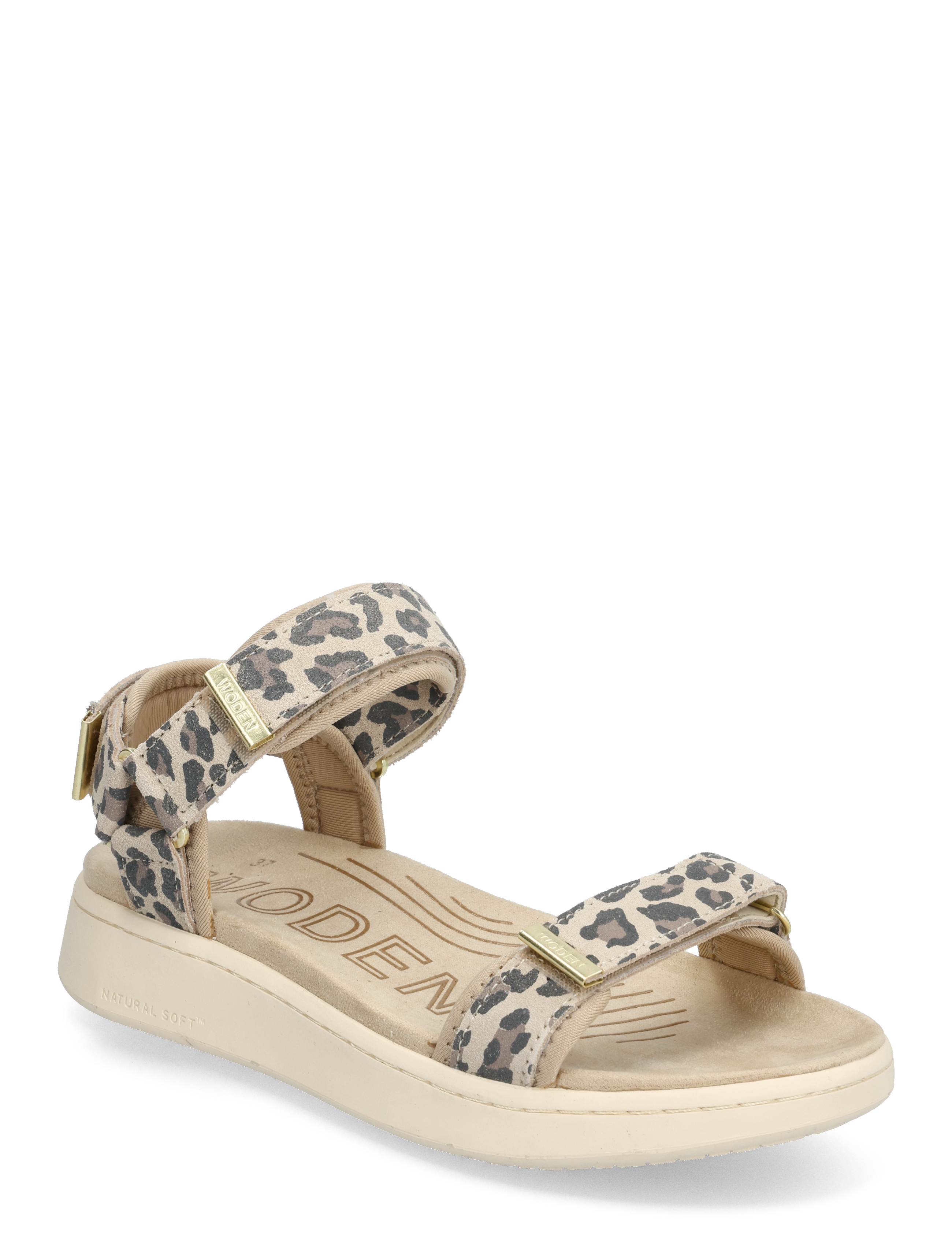 WODEN Line Suede, 41, Sandals, Beige - Flat, Frauen