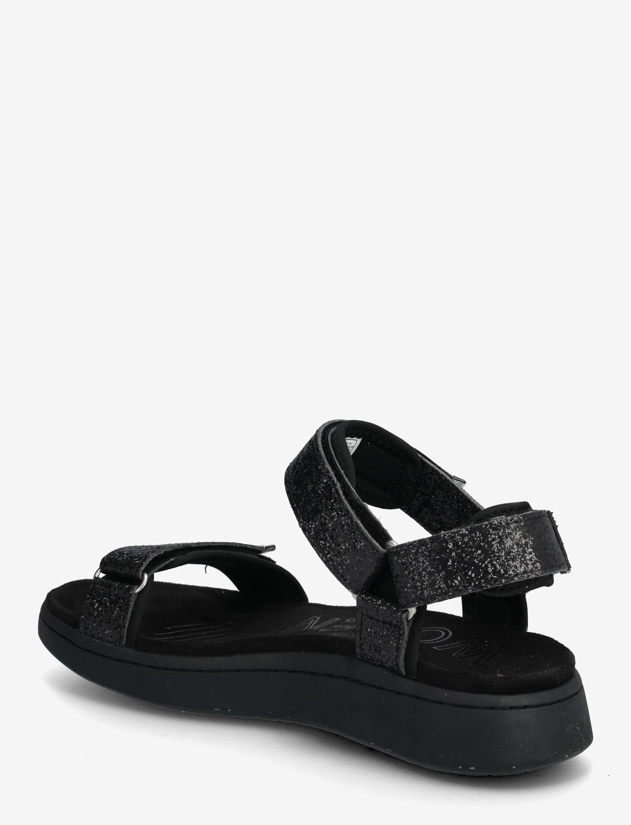 WODEN - Line Glitter - flade sandaler - black - 1