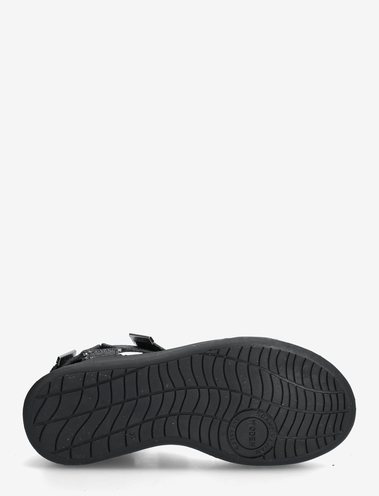 WODEN - Line Glitter - flade sandaler - black - 4