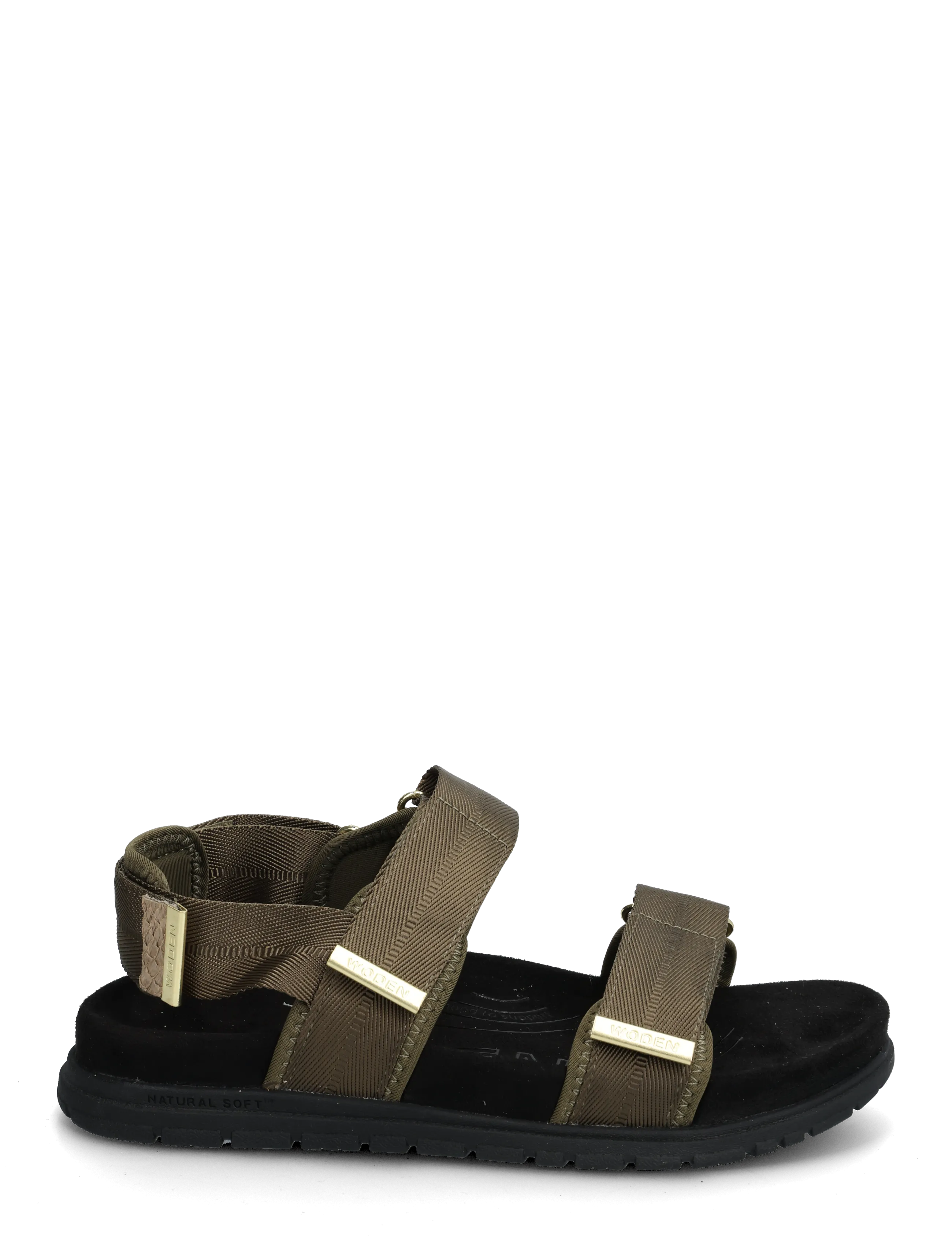 WODEN - Louisa - flache sandalen - dark olive - 1