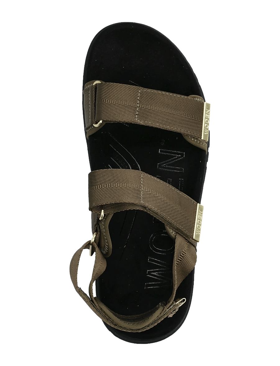 WODEN - Louisa - flache sandalen - dark olive - 3