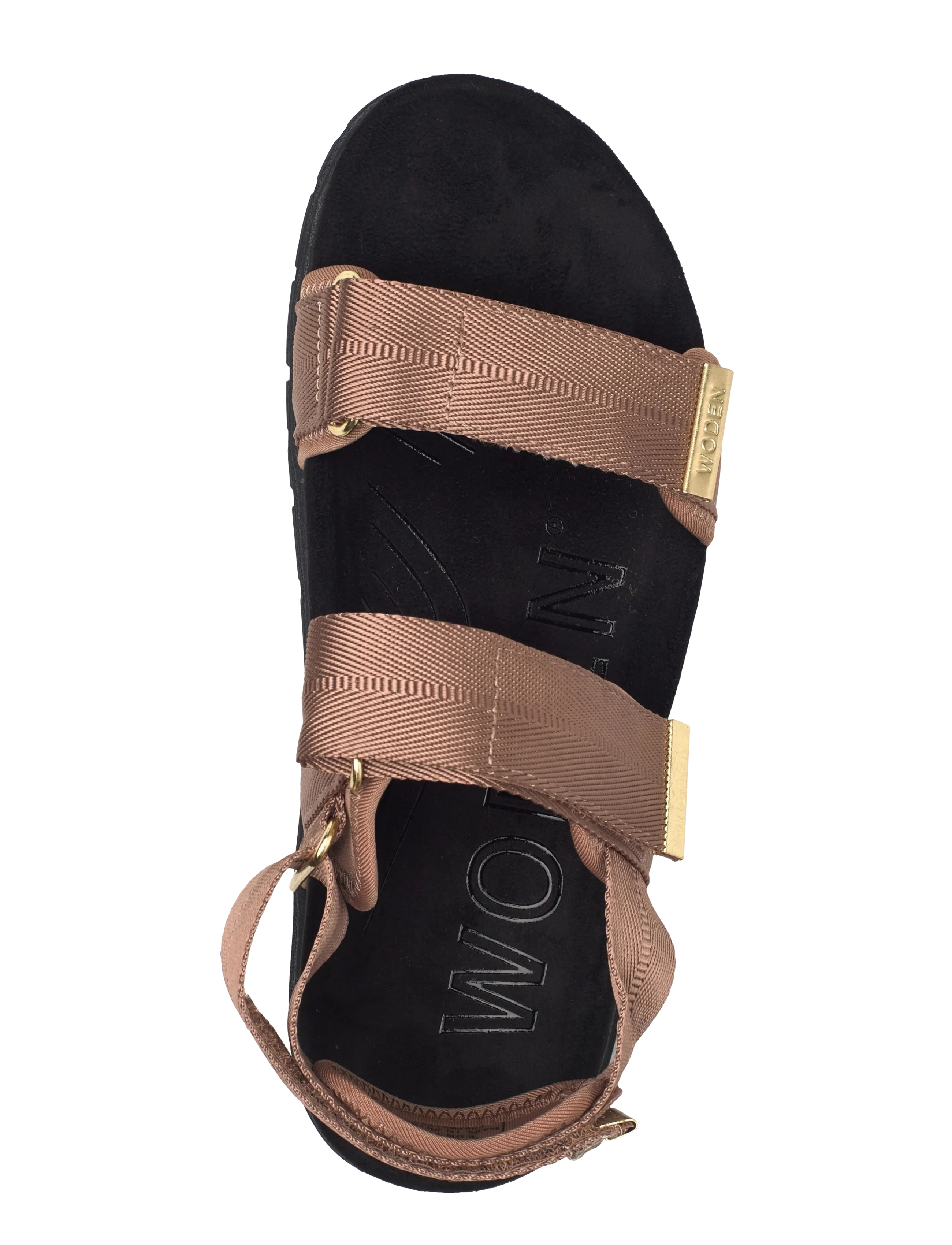 WODEN - Louisa - flade sandaler - latte - 3