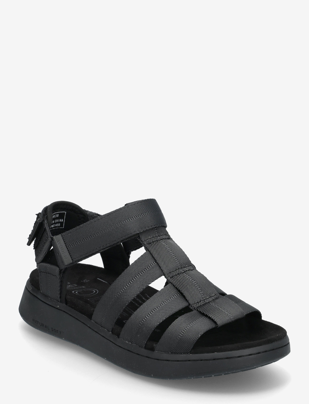 WODEN - Line Fisherman - flache sandalen - black - 1
