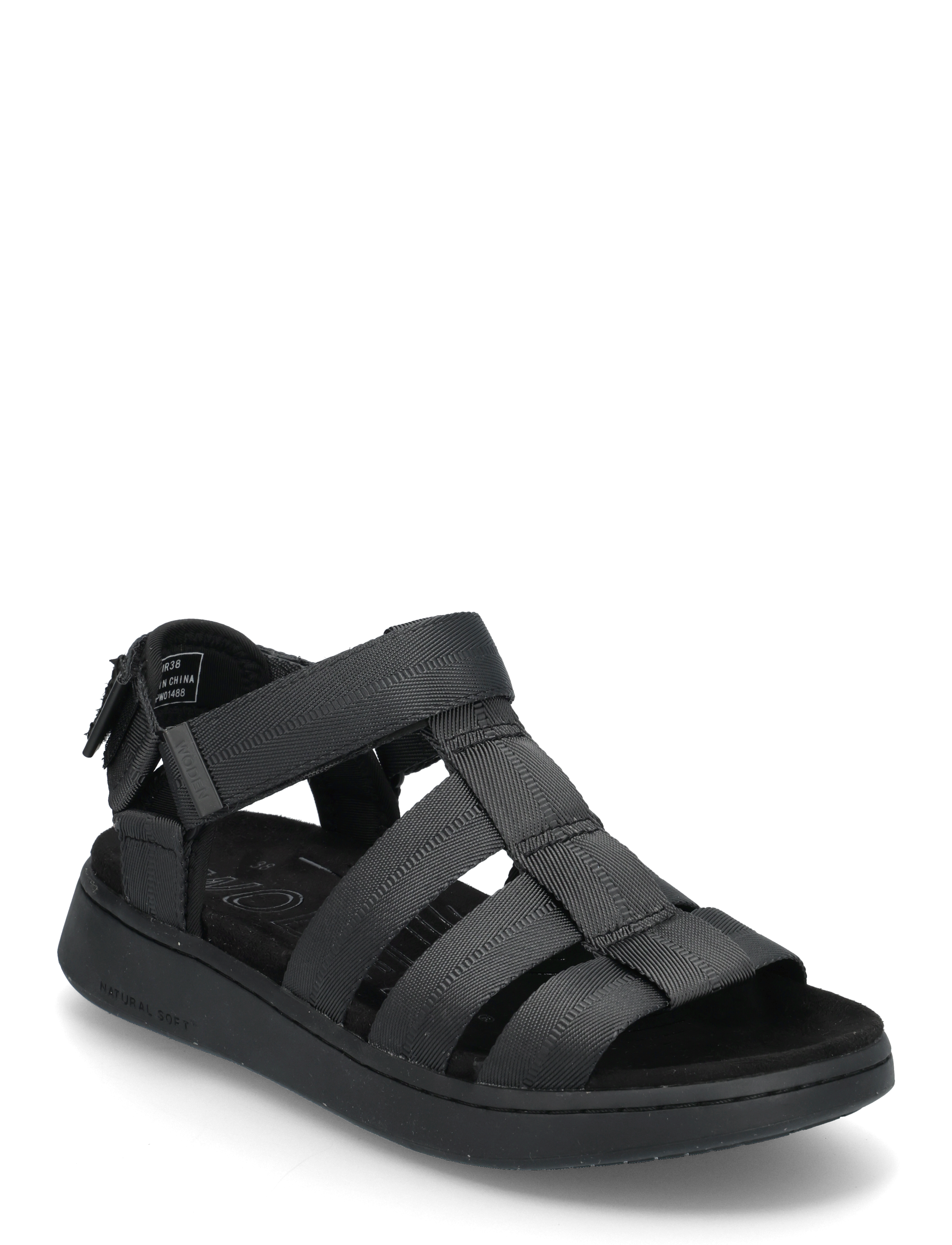 WODEN Line Fisherman - Sandaler - BLACK / black
