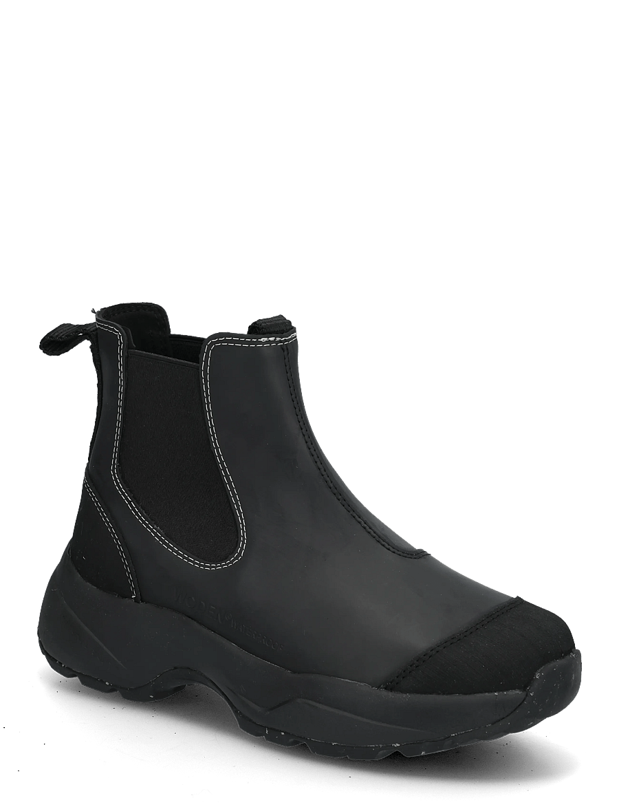 WODEN - Siri Waterproof - chelsea boots - black/black - 0