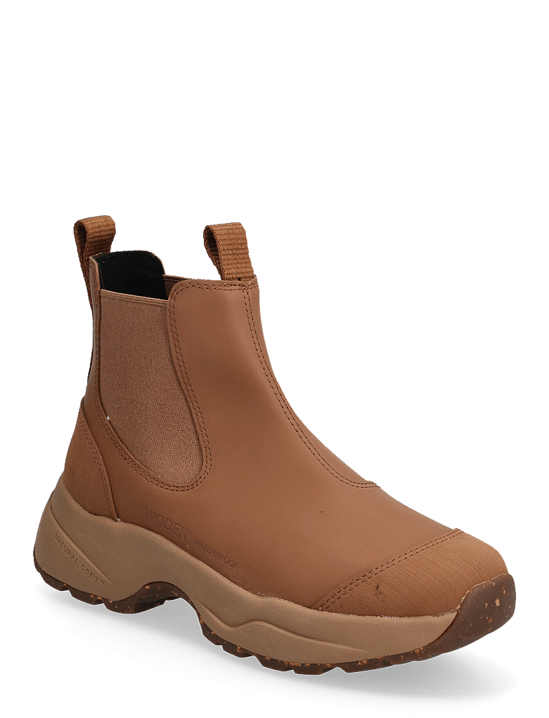 WODEN - Siri Waterproof - chelsea boots - caramel - 0