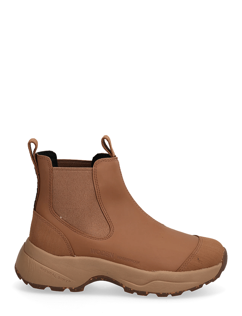 WODEN - Siri Waterproof - chelsea boots - caramel - 1