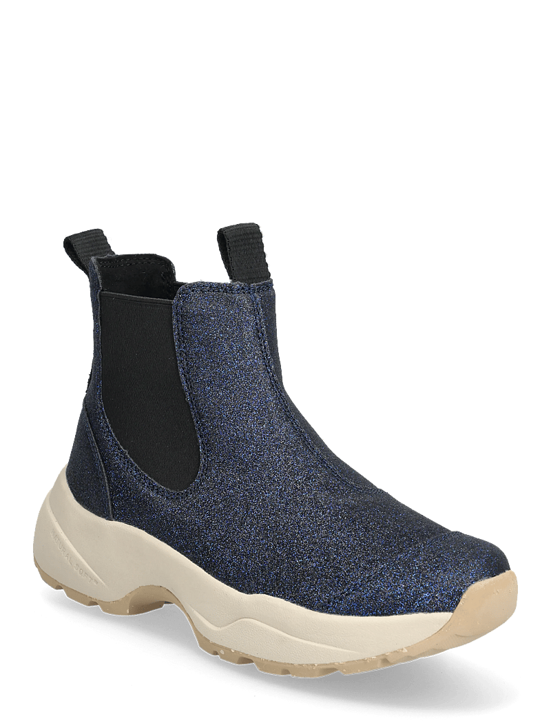 WODEN - Silje Glitter - flache stiefeletten - dark navy multi - 0