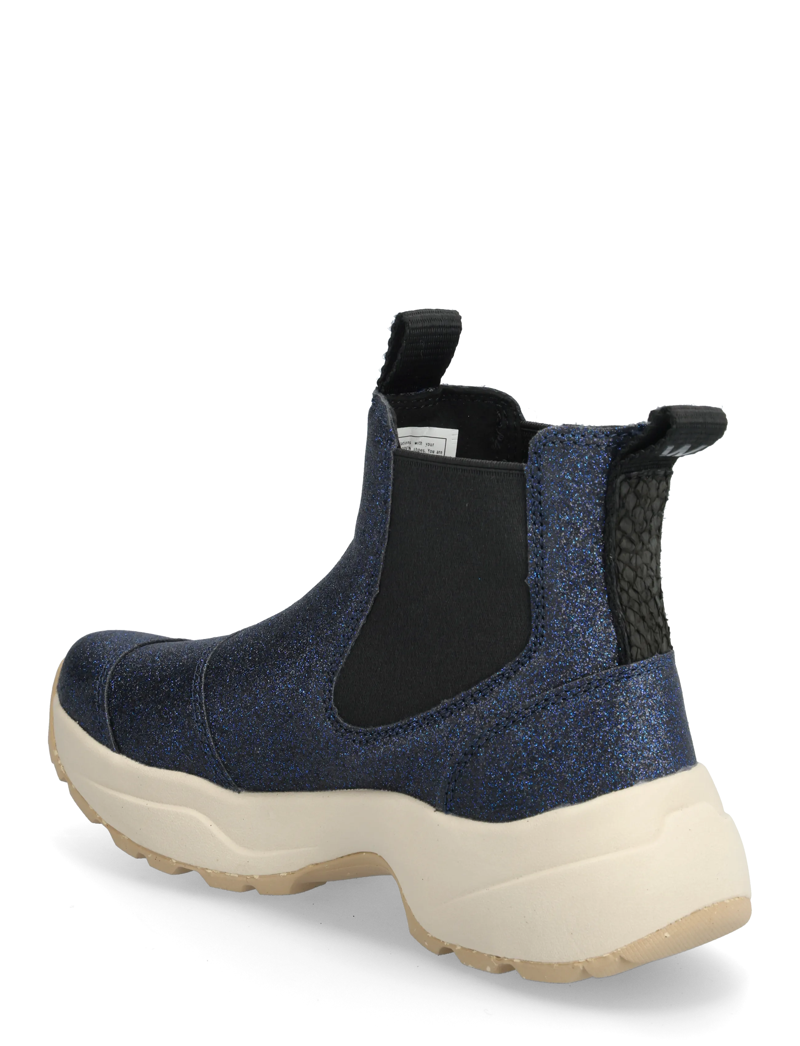 WODEN - Silje Glitter - flade ankelstøvler - dark navy multi - 2