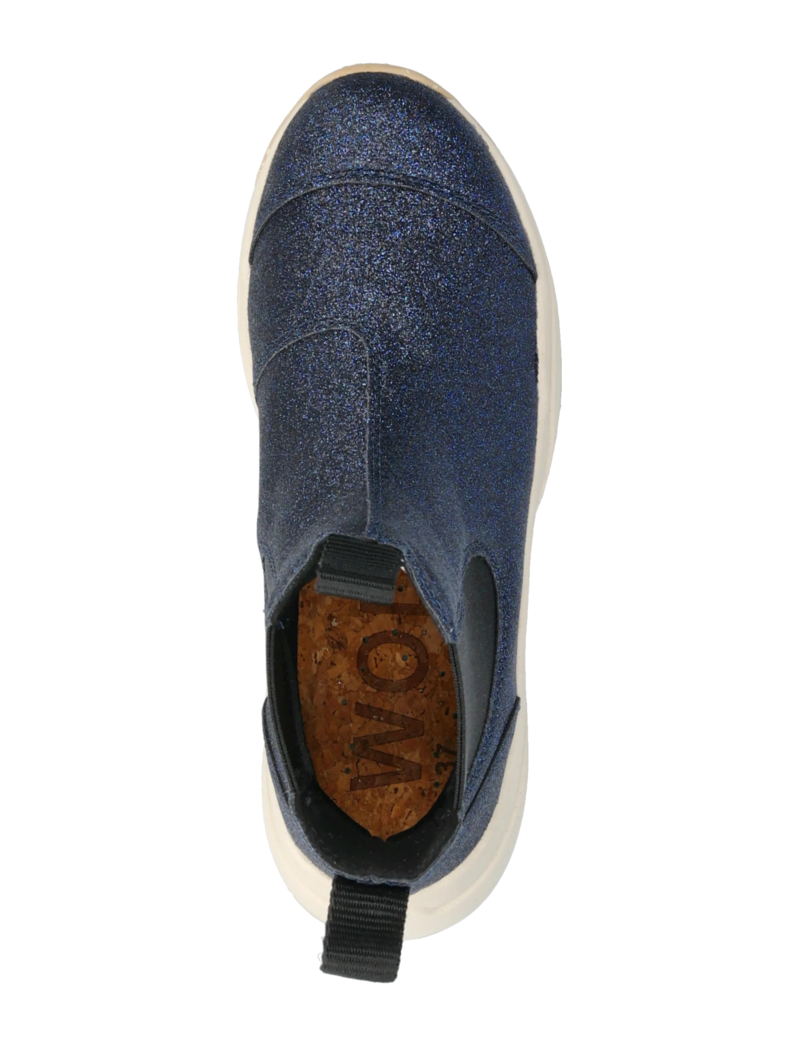 WODEN - Silje Glitter - flade ankelstøvler - dark navy multi - 3