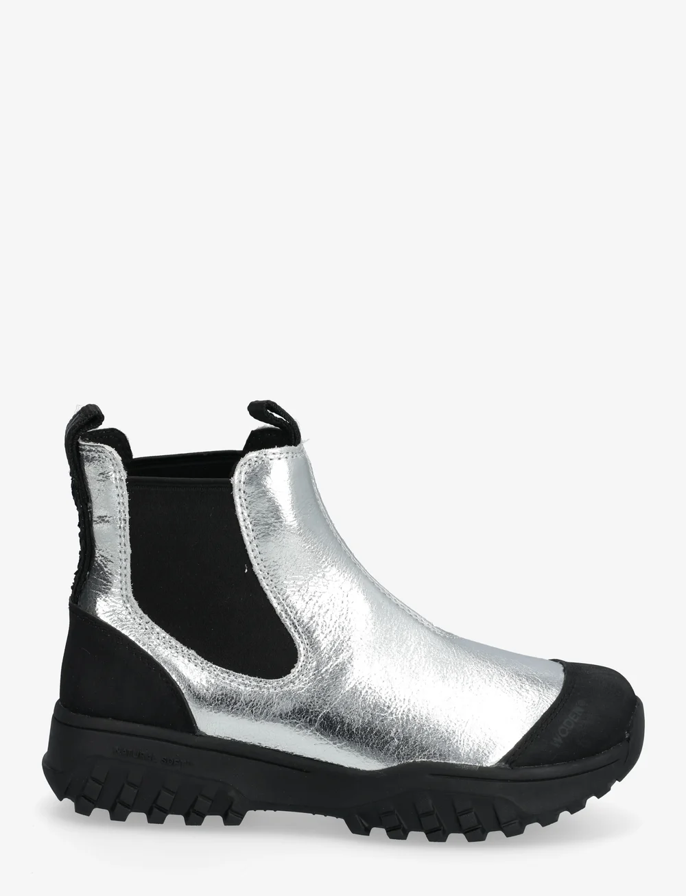 WODEN - Magda Metallic Waterproof - płaskie botki - silver - 2