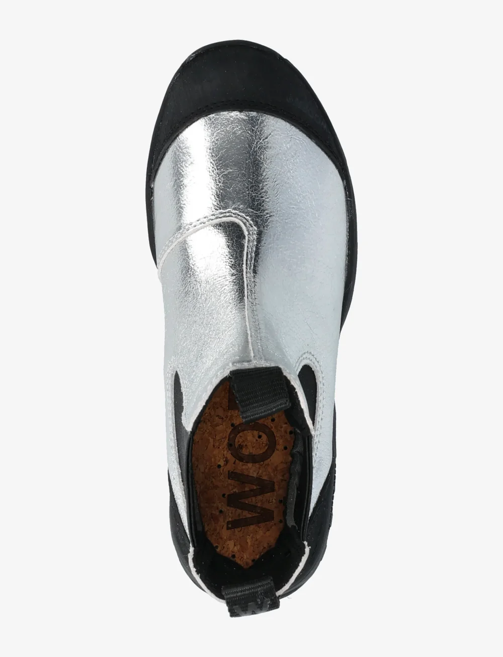 WODEN - Magda Metallic Waterproof - płaskie botki - silver - 4