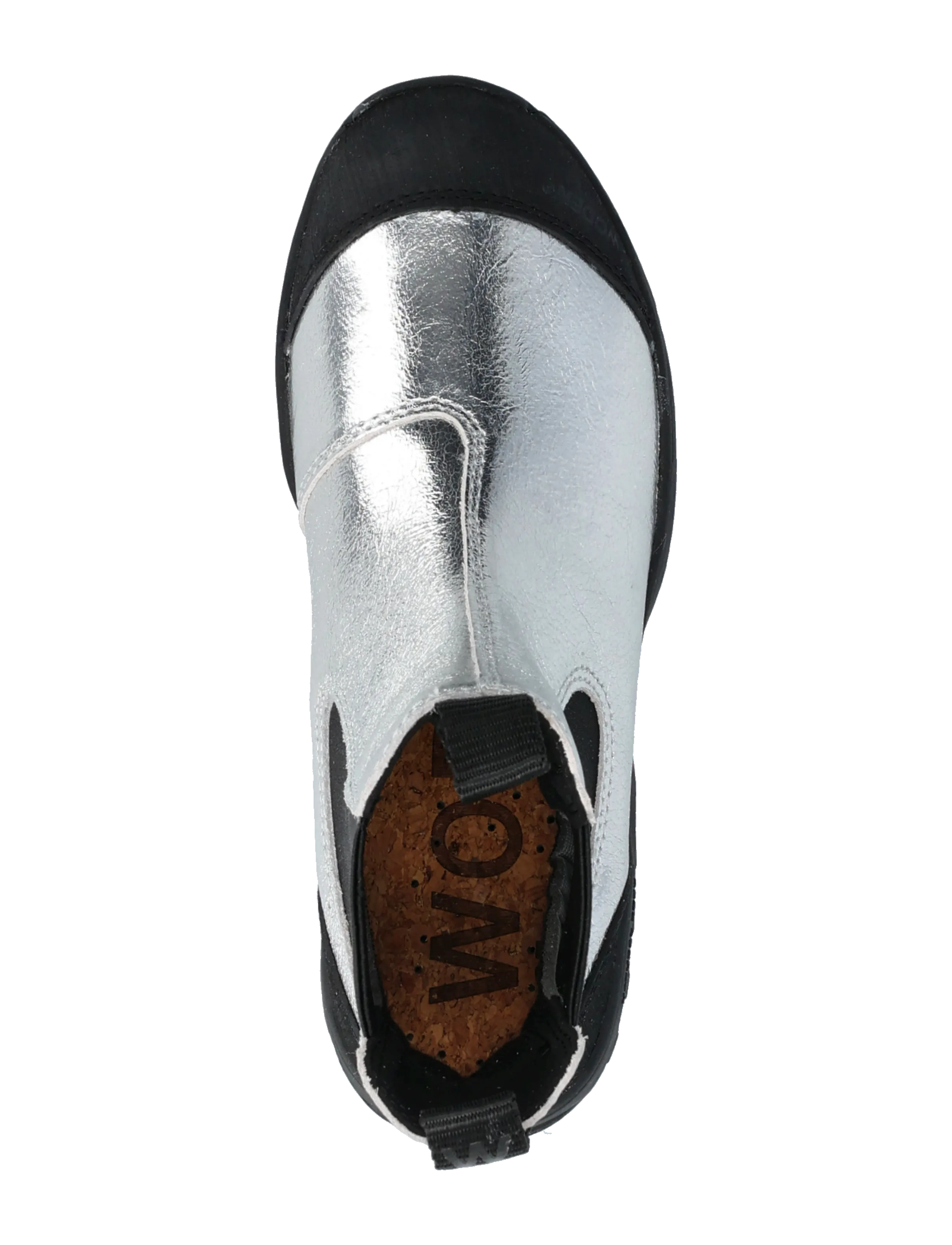 WODEN - Magda Metallic Waterproof - flache stiefeletten - silver - 4