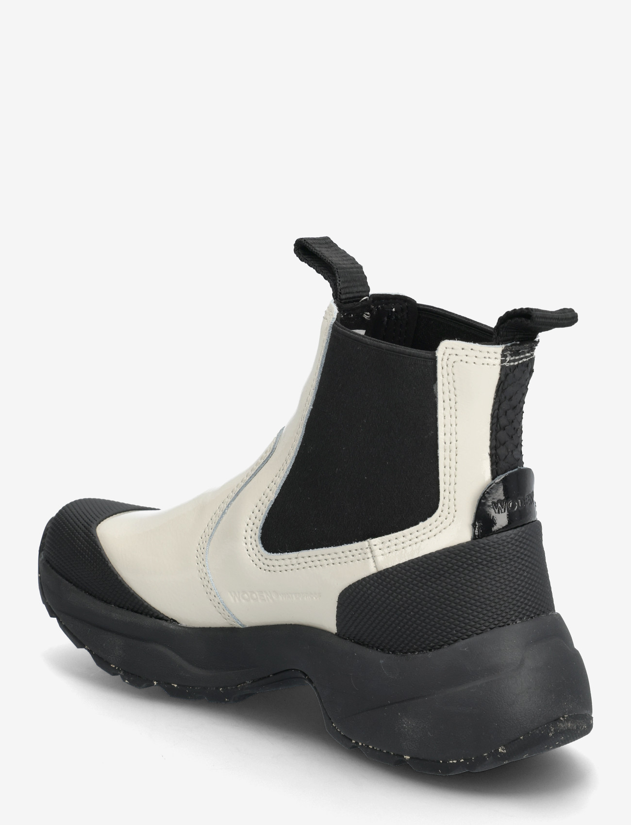 WODEN - Hega Patent Waterproof - hverdags stil - ivory - 2