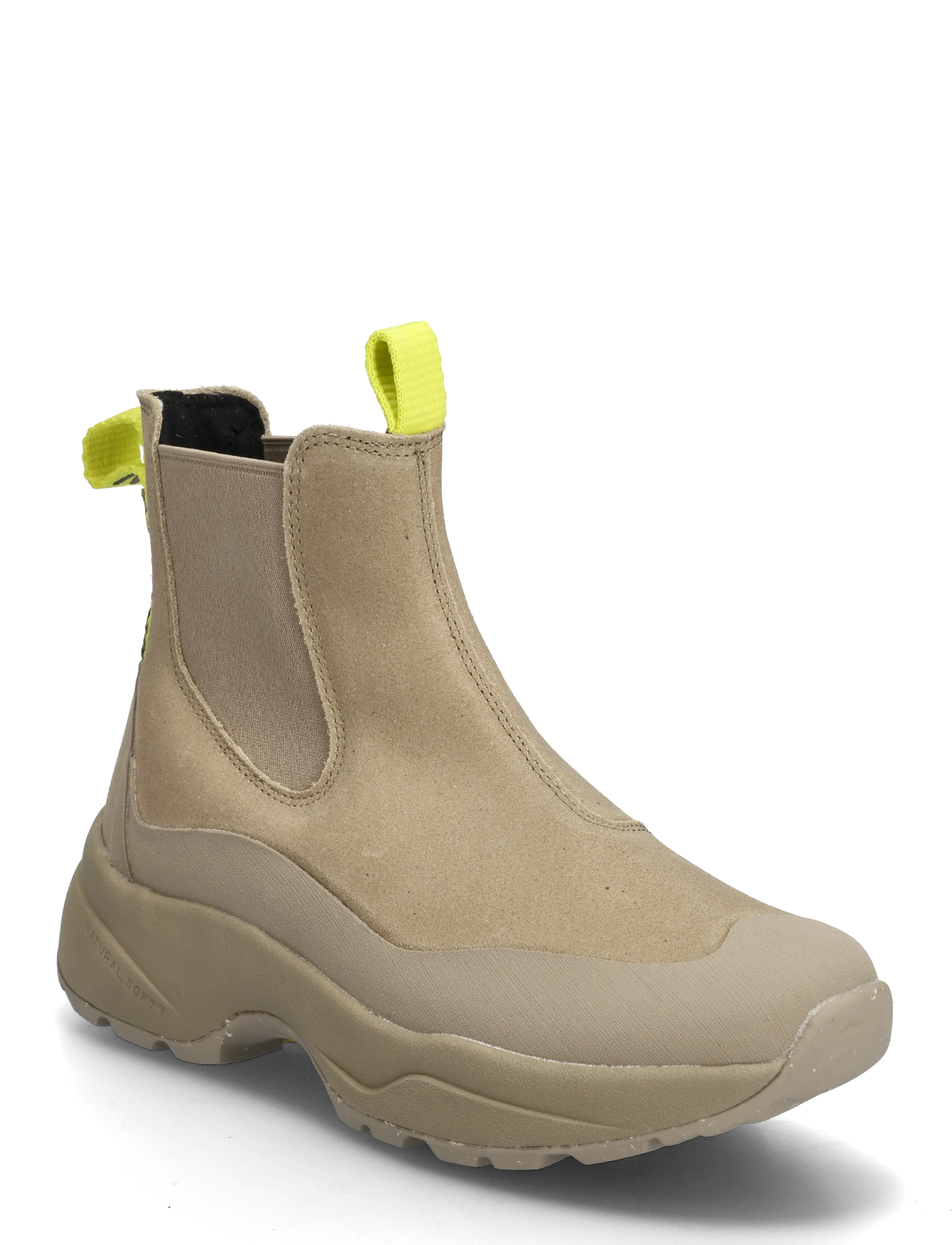 WODEN Solveig Suede Waterproof, 36, Ankle Boots, Beige - Boots Flat Heel, Frauen