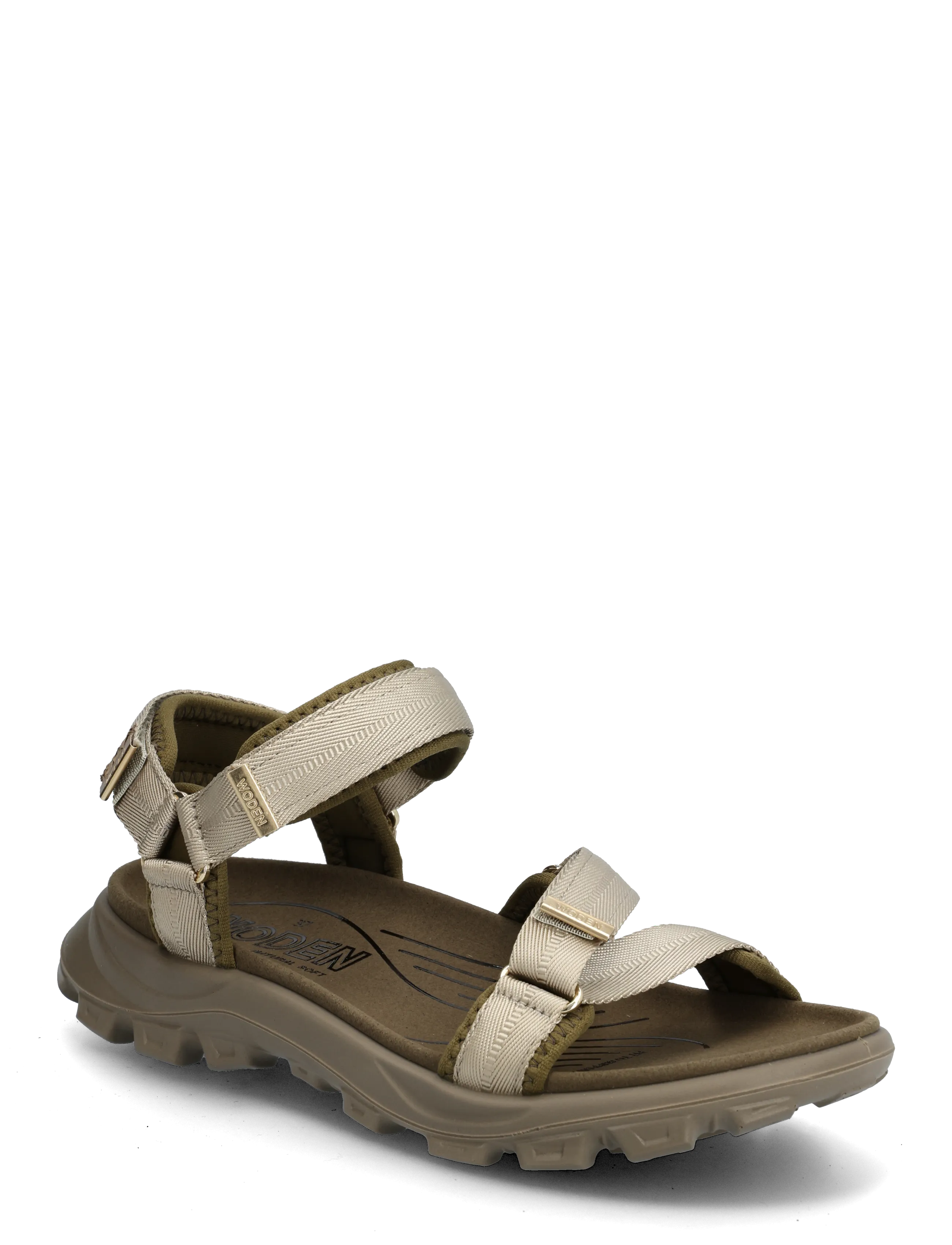 WODEN Sandie - Schuhe - STONE / khaki/green