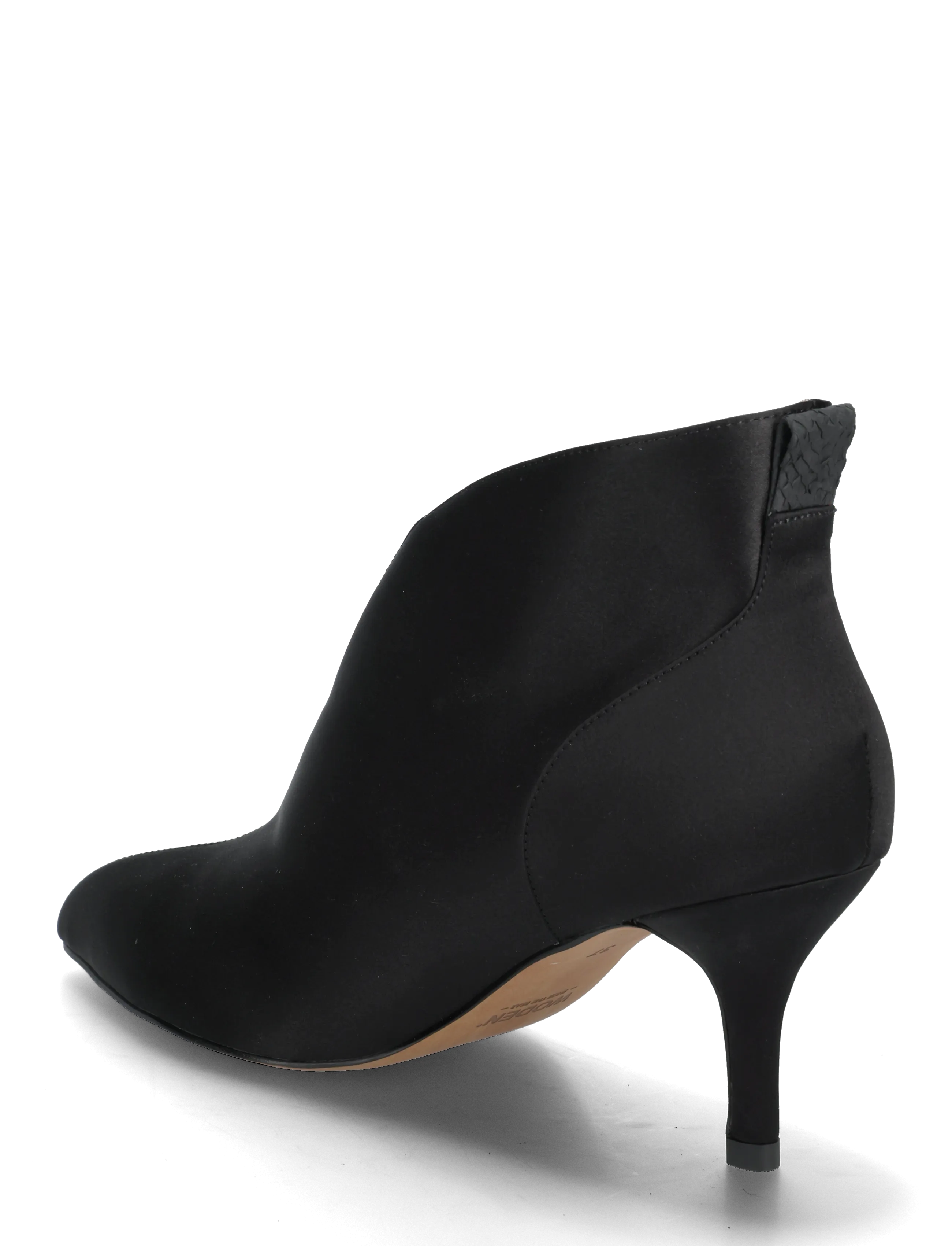 WODEN - Valentine Low Cut Satin - kontsaga kingad - black - 2