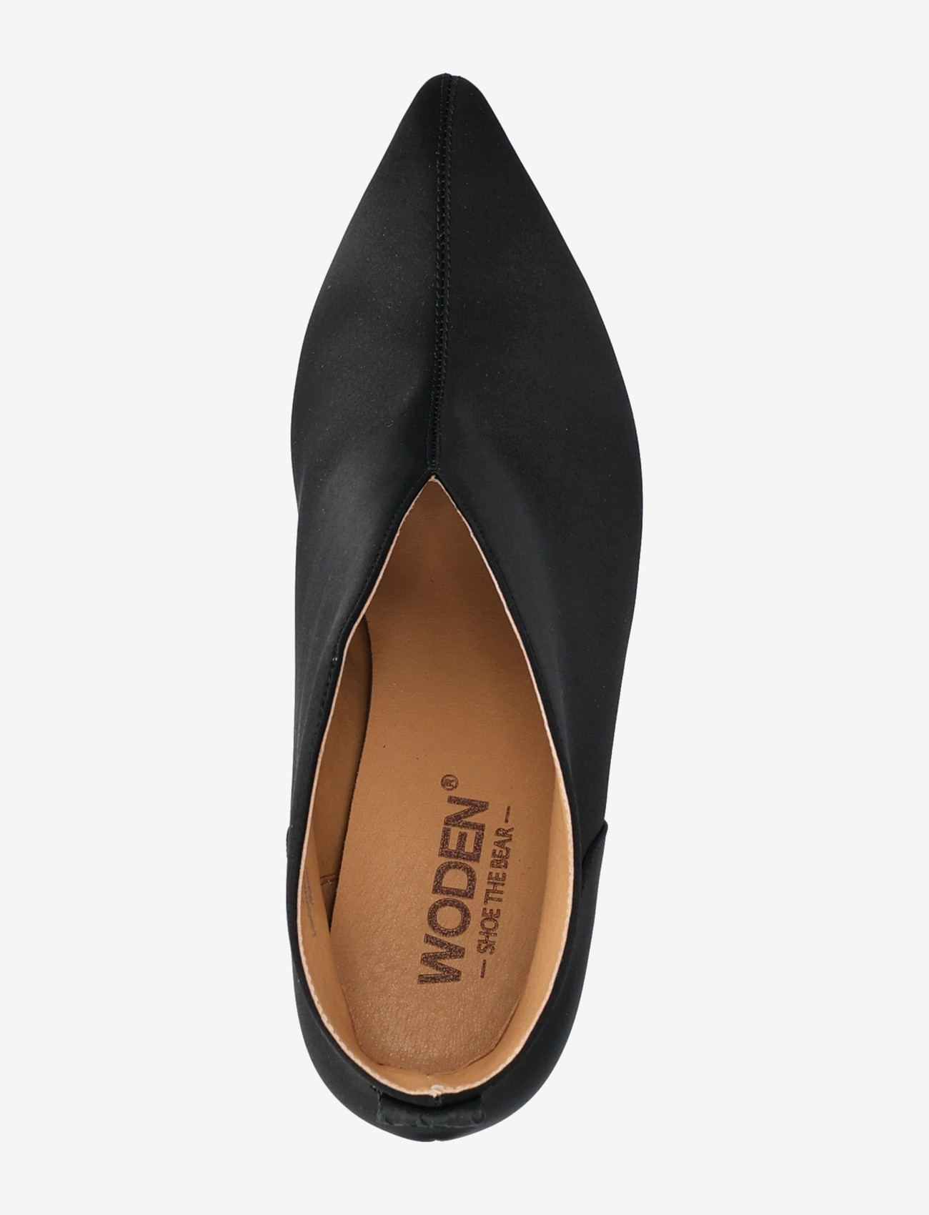 WODEN - Valentine Low Cut Satin - stiletter & pumps - black - 3