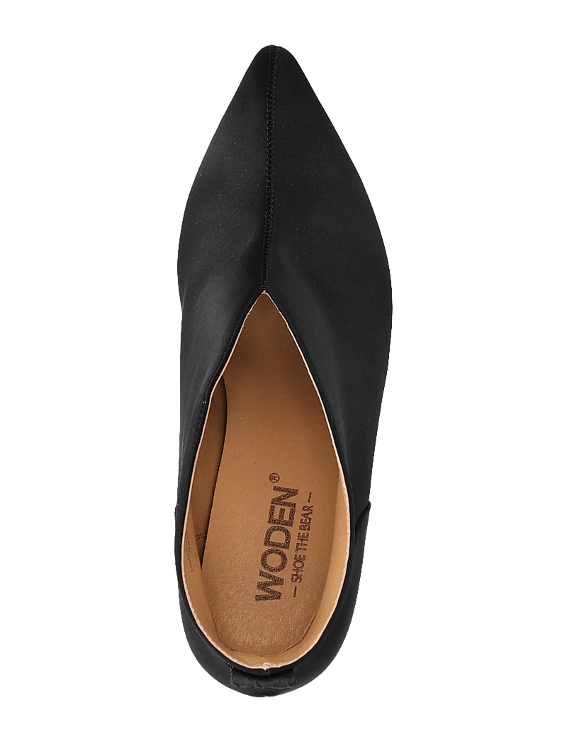 WODEN - Valentine Low Cut Satin - pumps - black - 3