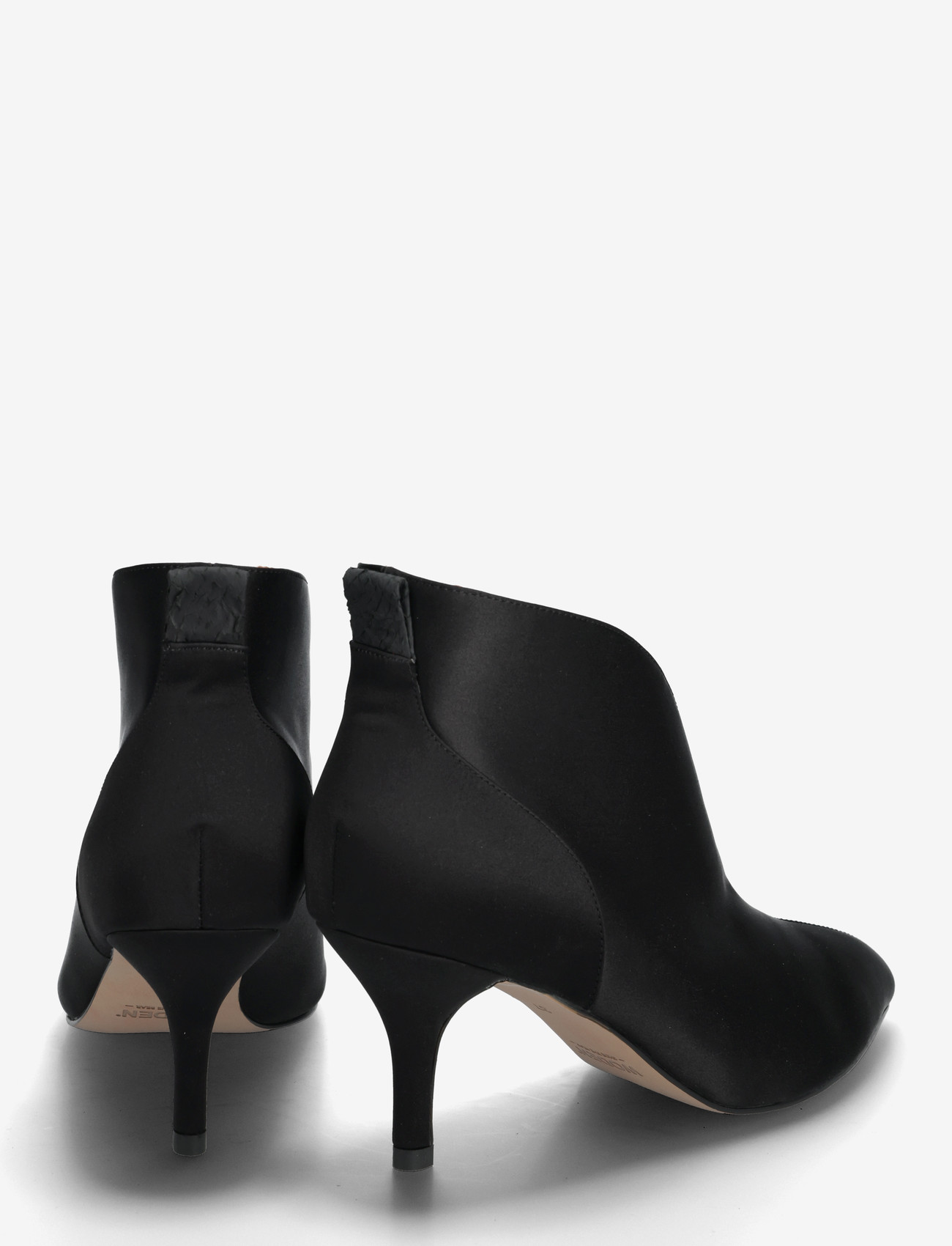 WODEN - Valentine Low Cut Satin - stiletter & pumps - black - 4