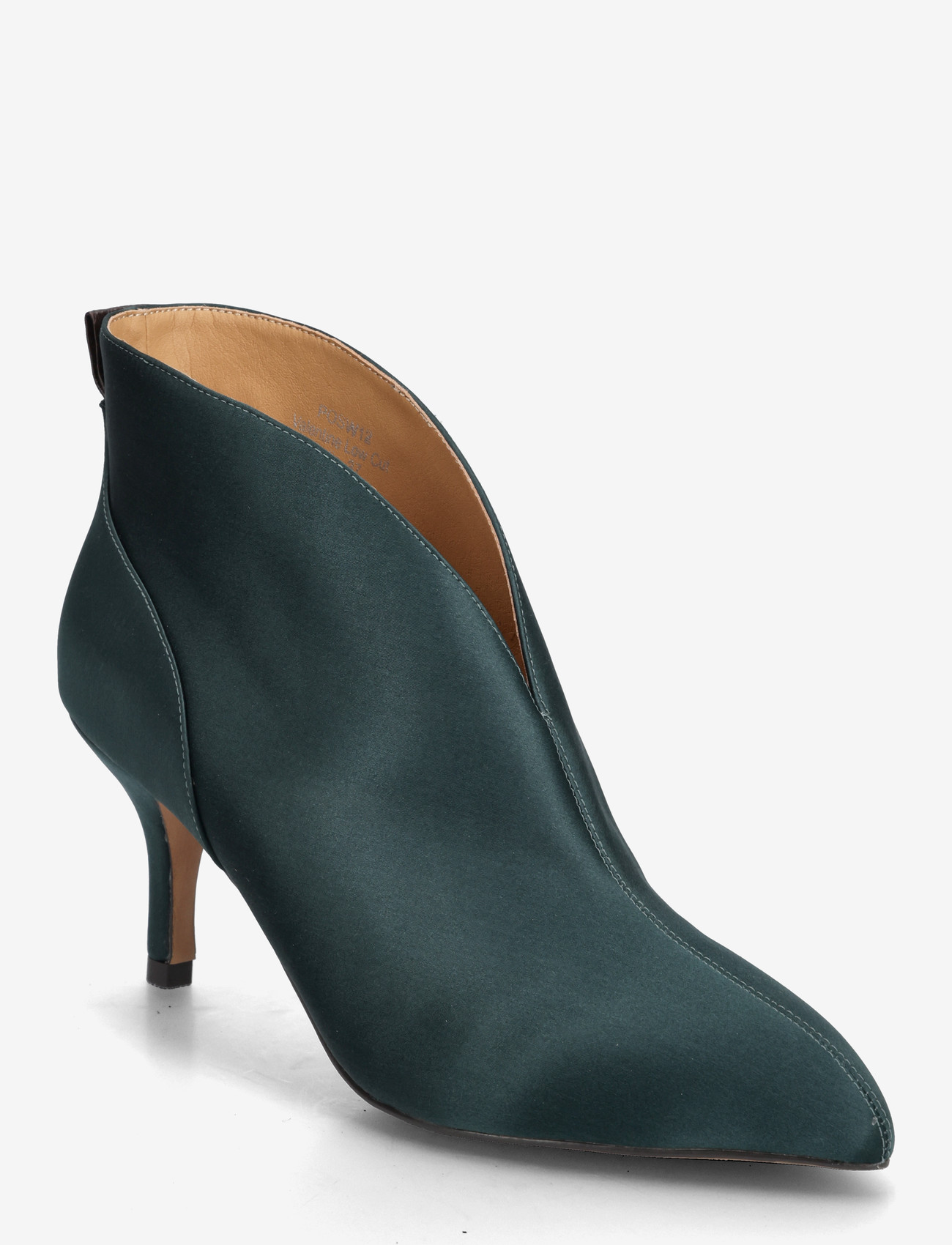 WODEN - Valentine Low Cut Satin - pumps - dark forest - 0