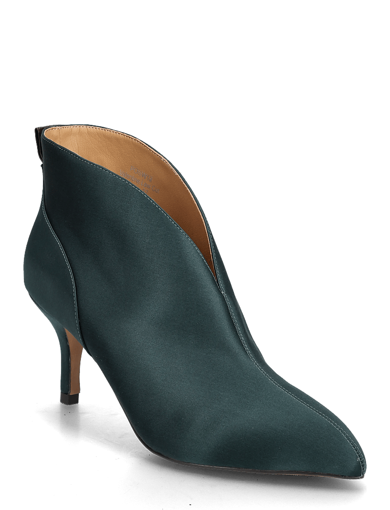 WODEN - Valentine Low Cut Satin - pumps - dark forest - 0